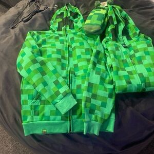 MAD Engine Green Checkered Hoodie